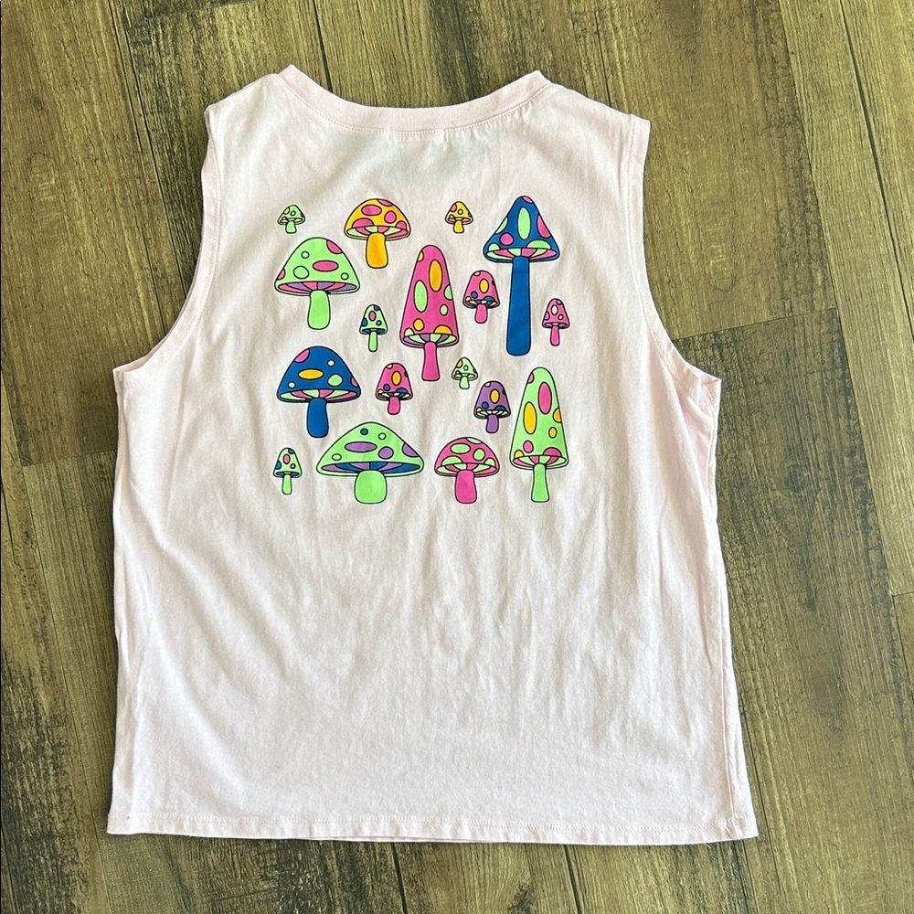 BP Colorful Mushroom Print Tank Top